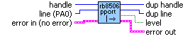 RB8506 PPORT Get Line Level